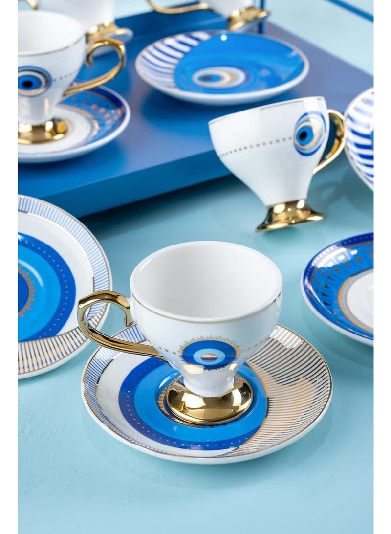 Acar Goldfinch Set of 6 Coffee Cups - 90 ml - Image 2